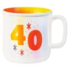 Hallmark 40 Mug, 16 Oz. -Optimal Home Decoration 40 Ceramic Mug 1BID1069 01
