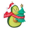 Hallmark Guacin' Around The Christmas Tree Ornament With Sound -Optimal Home Decoration Avocado and Christmas Tree Keepsake Ornament 2199QGO2839 01