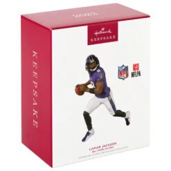 Hallmark NFL Baltimore Ravens Lamar Jackson Ornament -Optimal Home Decoration Baltimore Ravens Lamar Jackson Keepsake Ornament 2299QXI7167 04