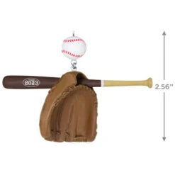 Hallmark Baseball Star 2023 Ornament -Optimal Home Decoration Baseball Bat Glove and Ball Keepsake Ornament 1399QGO2697 03