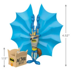 Hallmark Looney Tunes™ Wile E. Coyote™ As Batman™ Ornaments, Set Of 2 -Optimal Home Decoration Batman Wile E. Coyote Keepsake Ornament 1899QXI6049 03