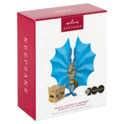 Hallmark Looney Tunes™ Wile E. Coyote™ As Batman™ Ornaments, Set Of 2 -Optimal Home Decoration Batman Wile E. Coyote Keepsake Ornament 1899QXI6049 04