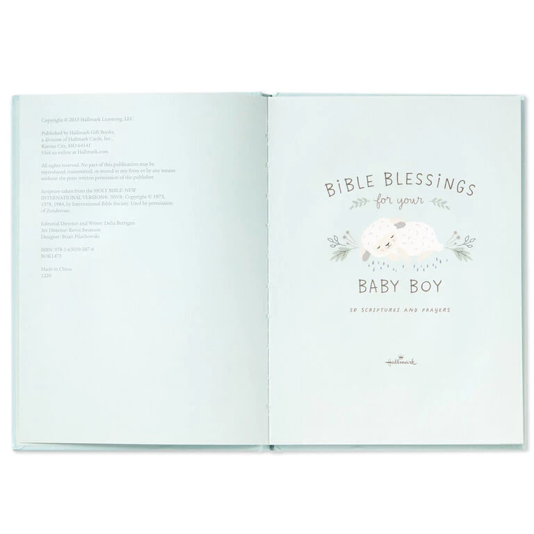 Hallmark Bible Blessings For Your Baby Boy Book 5 Hallmark Bible Blessings For Your Baby Boy Book - Image 3