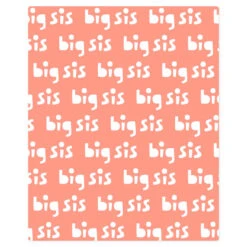 Hallmark Big Sis Fleece Blanket, 50x60 -Optimal Home Decoration Big Sis Fleece Blanket 1BBY4845 03