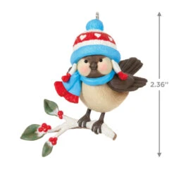 Hallmark Cozy Critters Special Edition Ornament -Optimal Home Decoration Bird on Snowy Tree Branch Keepsake Ornament 1699QGO2797 03