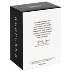 Hallmark Happy Halloween! Ornament -Optimal Home Decoration Black Cat Pumpkin Diorama Keepsake Ornament 1799QFO5311 05