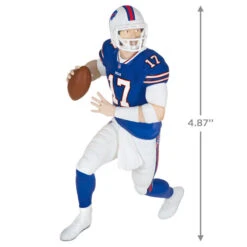 Hallmark NFL Buffalo Bills Josh Allen Football Legends Ornament 10 Hallmark NFL Buffalo Bills Josh Allen Football Legends Ornament -Optimal Home Decoration Buffalo Bills Josh Allen Keepsake Ornament 2299QXR8247 03