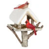 Hallmark Marjolein's Garden Winter Cardinals Ornament -Optimal Home Decoration Cardinals Birdfeeder Keepsake Ornament 1899QXR8099 01
