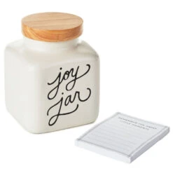 Hallmark Ceramic Joy Jar And Notepad, Set Of 2 7 Hallmark Ceramic Joy Jar And Notepad, Set Of 2 -Optimal Home Decoration Ceramic Joy Jar and Note Pad 1SNN1080 03