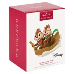 Hallmark Disney Chip And Dale Snow Much Fun! Ornament -Optimal Home Decoration Chip and Dale Chipmunks Sledding Keepsake Ornament 2099QXD6567 04