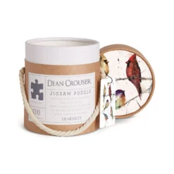 Demdaco Birds 120-Piece Puzzle -Optimal Home Decoration Colorful Birds Jigsaw Puzzle in Canister 1004610122 03