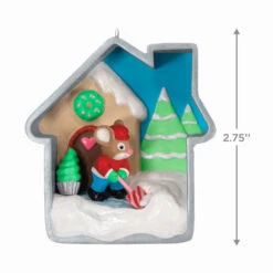 Hallmark Cookie Cutter Christmas Ornament -Optimal Home Decoration Cookie Cutter Mouse Diorama Keepsake Ornament 1799QXR8067 03