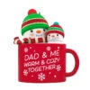 Hallmark Dad & Me Hot Cocoa Mug 2023 Ornament -Optimal Home Decoration Dad Me Snowmen in Mug Keepsake Ornament 1599QGO2579 01