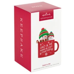 Hallmark Dad & Me Hot Cocoa Mug 2023 Ornament 11 Hallmark Dad & Me Hot Cocoa Mug 2023 Ornament -Optimal Home Decoration Dad Me Snowmen in Mug Keepsake Ornament 1599QGO2579 04
