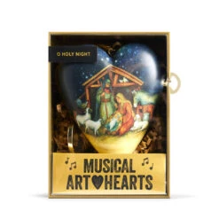 Demdaco O Holy Night Musical Art Heart With Stand -Optimal Home Decoration Demdaco O Holy Night Musical Art Heart Ornament 2020230604 03