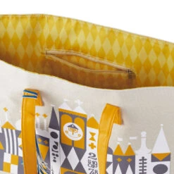 Hallmark Walt Disney World 50th Anniversary "it's A Small World" Canvas Tote Bag -Optimal Home Decoration Disney World its a small world Ride Tote Bag 1DYG2075 03