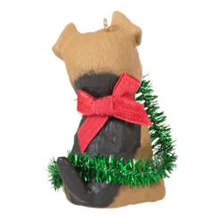 Hallmark Puppy Love Terrier 2023 Ornament -Optimal Home Decoration Dog With Tinsel Keepsake Ornament 1599QXR8177 06