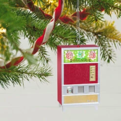 Hallmark Nellco Eggnog Machine Musical Ornament With Light -Optimal Home Decoration Eggnog Vending Machine Keepsake Ornament 2599QGO2649 02