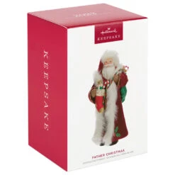 Hallmark Father Christmas Ornament -Optimal Home Decoration Father Christmas With Toy Bag Keepsake Ornament 2499QXR8137 04