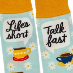 Hallmark Gilmore Girls Life's Short, Talk Fast Crew Socks -Optimal Home Decoration Gilmore Girls Lifes Short Talk Fast Crew Socks 1PCL1011 03