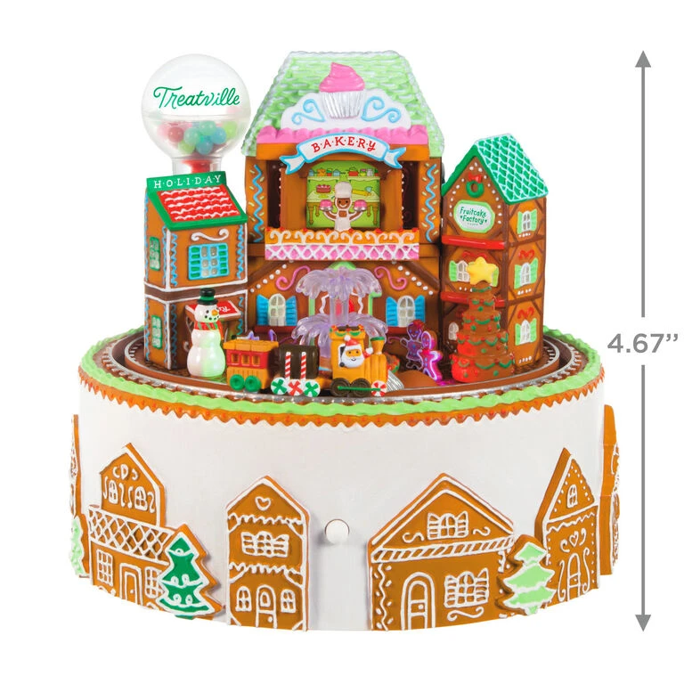 Hallmark Gingerbread Village Musical Ornament With Light And Motion 5 Hallmark Gingerbread Village Musical Ornament With Light And Motion - Image 3