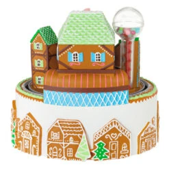 Hallmark Gingerbread Village Musical Ornament With Light And Motion 13 Hallmark Gingerbread Village Musical Ornament With Light And Motion -Optimal Home Decoration Gingerbread Village With Train Keepsake Ornament 6499QGO2687 06