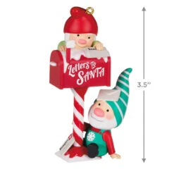 Hallmark Gnome For Christmas Ornament -Optimal Home Decoration Gnomes Mailing Letter to Santa Keepsake Ornament 1999QXR8109 03