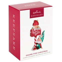 Hallmark Gnome For Christmas Ornament -Optimal Home Decoration Gnomes Mailing Letter to Santa Keepsake Ornament 1999QXR8109 04
