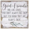 Good Friends Petite Pallet 8" Wood Quote Sign -Optimal Home Decoration Good Friends Wood Quote Sign PET15408 01