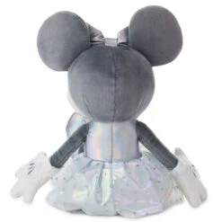 Optimal Home Decoration -Optimal Home Decoration Gray and Iridescent Minnie Mouse Stuffed Animal 1DYG2078 02