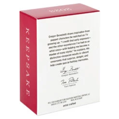 Hallmark Sew Very Merry! Ornament -Optimal Home Decoration Green Sewing Machine and Stocking Keepsake Ornament 1799QGO2927 05