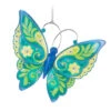 Hallmark Brilliant Butterflies Special Edition Ornament -Optimal Home Decoration Green and Blue Butterfly Keepsake Ornament 1999QGO2799 01