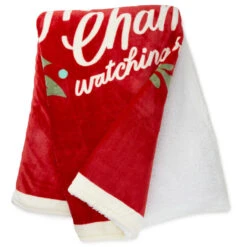 Hallmark Channel Red Oversized Blanket, 60x80 -Optimal Home Decoration Hallmark Channel FamilySized Blanket 1XKT3505 03