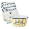 Hallmark Channel Everything's Butter Popcorn Bowl, 50 Oz. -Optimal Home Decoration Hallmark Channel Popcorn Bowl and Blanket Gift Set 23HMKCHBOWLSPPS 01