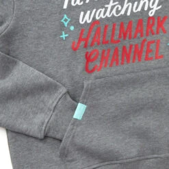 Hallmark Channel Rather Be Watching Sweatshirt Hoodie, X-Large -Optimal Home Decoration Hallmark Channel Rather Be Watching Sweatshirt Hoodie 1XKT3552 03
