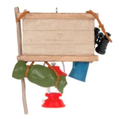 Hallmark Happy Camper Ornament -Optimal Home Decoration Happy Camper Sign and Gear Keepsake Ornament 1899QGO2917 06