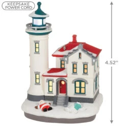 Hallmark Holiday Lighthouse 2023 Ornament With Light -Optimal Home Decoration Holiday Lighthouse Keepsake Ornament 2799QXR8237 03