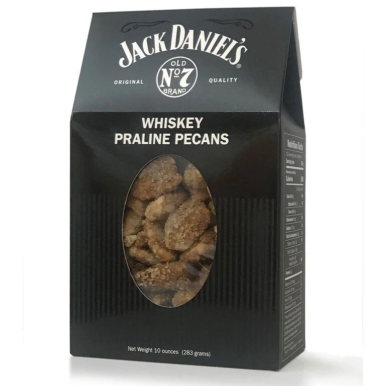 Jack Daniel's Whiskey Praline Pecans Box, 10 Oz. 3 Jack Daniel's Whiskey Praline Pecans Box, 10 Oz.
