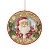 Enesco Jim Shore Dated 2023 Jolly Santa Ornament 1 Enesco Jim Shore Dated 2023 Jolly Santa Ornament -Optimal Home Decoration Jim Shore 2023 Santa Merry Christmas Ornament 6012978 01