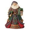 Enesco Jim Shore Collector Santa With Lantern Figurine, 14.02" -Optimal Home Decoration Jim Shore Santa Claus Lantern French Horn Figurine 6012948 01
