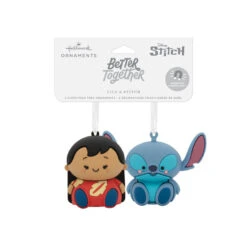 Better Together Disney Lilo & Stitch Magnetic Hallmark Ornaments, Set Of 2 -Optimal Home Decoration Lilo and Stitch Christmas Ornaments 3HCM2403 04