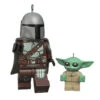 Hallmark The Mandalorian™ And Grogu™ LEGO® Star Wars™ Minifigure Ornaments, Set Of 2 -Optimal Home Decoration Mandalorian Grogu LEGO Minifig Keepsake Ornaments 2499QXI7079 01