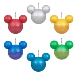 Hallmark Mini Disney Mickey Mouse Ornaments, Set Of 6 -Optimal Home Decoration Mickey Ears Balls Keepsake Ornaments 1599QSB6217 06
