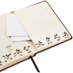 Hallmark Disney Mickey Mouse Brown Faux Leather Journal -Optimal Home Decoration Mickey Mouse Drawings Brown Faux Leather Notebook 5HWJ6940 04
