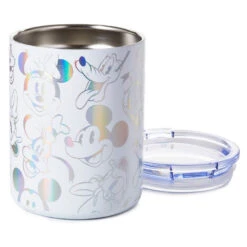 Hallmark Disney 100 Years Of Wonder Mickey And Friends Stainless Steel Coffee Mug, 11 Oz. -Optimal Home Decoration Mickey and Friends Iridescent Insulated Mug 1DYG2083 03