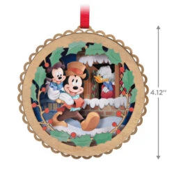 Hallmark Disney Mickey's Christmas Carol 40th Anniversary Papercraft Ornament -Optimal Home Decoration Mickeys Christmas Carol Characters Keepsake Ornament 1999QXD6669 03