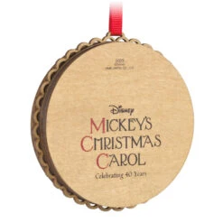 Hallmark Disney Mickey's Christmas Carol 40th Anniversary Papercraft Ornament -Optimal Home Decoration Mickeys Christmas Carol Characters Keepsake Ornament 1999QXD6669 06