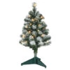 Hallmark Mini Flocked Pre-Lit Christmas Tree, 18.75" -Optimal Home Decoration Miniature Flocked PreLit Keepsake Christmas Tree 2999QSB6339 01