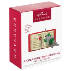 Hallmark Mini A Creature Was Stirring Special Edition Ornament 12 Hallmark Mini A Creature Was Stirring Special Edition Ornament -Optimal Home Decoration Mouse on Storybook Keepsake Ornament 1099QGO2787 04