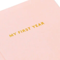 Hallmark My First Year Baby Book For Girl -Optimal Home Decoration My First Year Pink Baby Book for Girl 1BBA4136 05